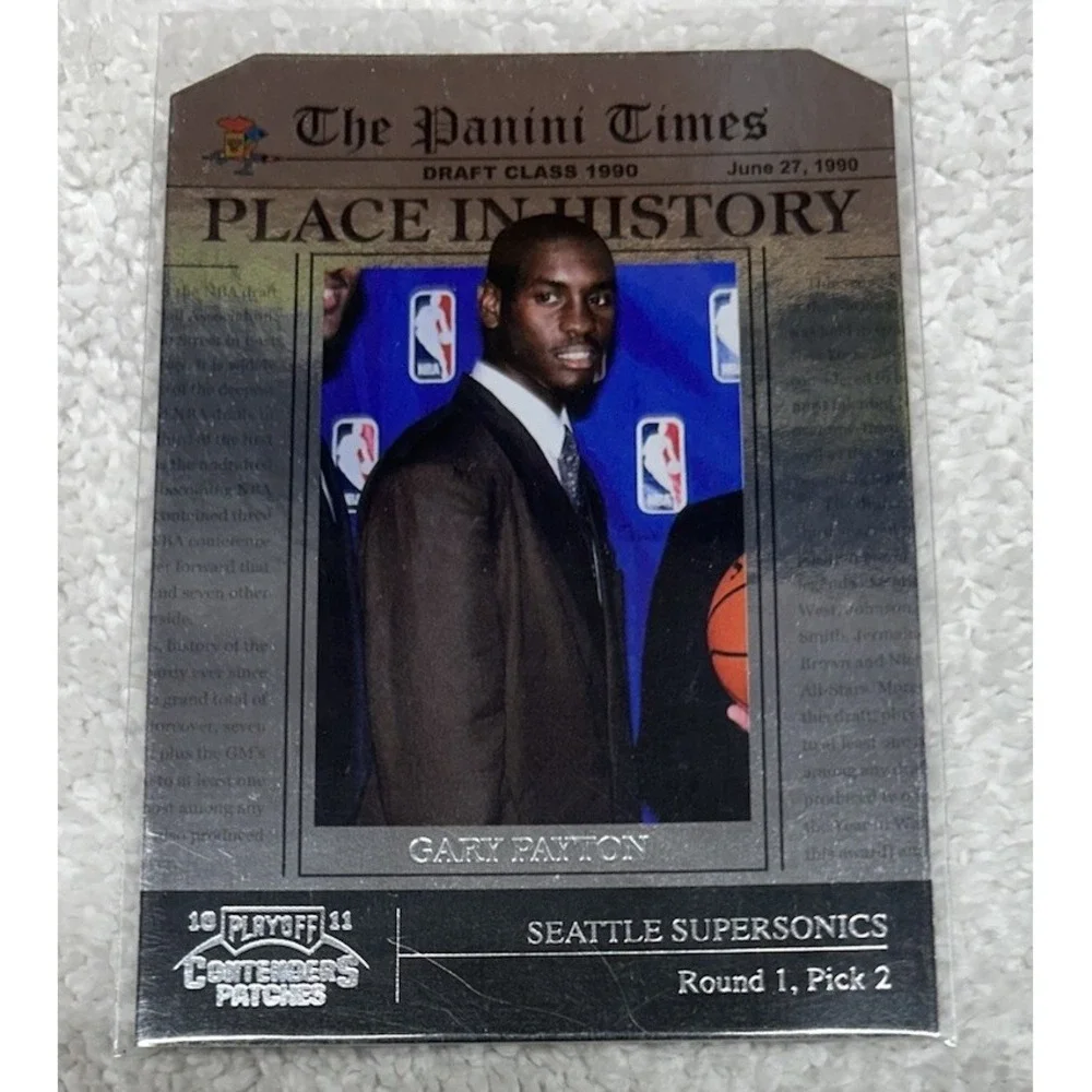 Panini Gary Payton 2011 #20 Contenders Season Sports /299 Card